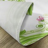 image:imageAmbesonne Green Flower Place Mats Set of 4 Blossoming Abstract Elements Swirls Springtime Foliage Illustration Washable Fabric Placemats for Dining Room Kitchen Table Decor Lime Green Pink Red