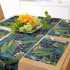 image:imageAmbesonne Horses Table Runner amp Placemats Classic Swedish Dalecarlian Coral Azure Blue Animals and Green Floral Arrangement Set for Dining Table Decor Placemat 4 pcs  Runner 16x72 Blue BurgundyBlue Teal