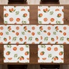 image:imageAmbesonne Horses Table Runner amp Placemats Classic Swedish Dalecarlian Coral Azure Blue Animals and Green Floral Arrangement Set for Dining Table Decor Placemat 4 pcs  Runner 16x72 Blue BurgundyBurnt Orange Fern Green