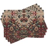 image:imageAmbesonne Horses Table Runner amp Placemats Classic Swedish Dalecarlian Coral Azure Blue Animals and Green Floral Arrangement Set for Dining Table Decor Placemat 4 pcs  Runner 16x72 Blue BurgundyRuby Laurel Green and Camel