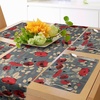 image:imageAmbesonne Horses Table Runner amp Placemats Classic Swedish Dalecarlian Coral Azure Blue Animals and Green Floral Arrangement Set for Dining Table Decor Placemat 4 pcs  Runner 16x72 Blue BurgundyBeige Grey