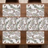 image:imageAmbesonne Horses Table Runner amp Placemats Classic Swedish Dalecarlian Coral Azure Blue Animals and Green Floral Arrangement Set for Dining Table Decor Placemat 4 pcs  Runner 16x72 Blue BurgundyMauve Sage Green