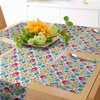 image:imageAmbesonne Horses Table Runner amp Placemats Classic Swedish Dalecarlian Coral Azure Blue Animals and Green Floral Arrangement Set for Dining Table Decor Placemat 4 pcs  Runner 16x72 Blue BurgundyGreen Blue Pink