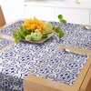 image:imageAmbesonne Horses Table Runner amp Placemats Classic Swedish Dalecarlian Coral Azure Blue Animals and Green Floral Arrangement Set for Dining Table Decor Placemat 4 pcs  Runner 16x72 Blue BurgundyViolet Blue