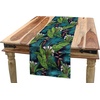 image:imageAmbesonne Horses Table Runner amp Placemats Classic Swedish Dalecarlian Coral Azure Blue Animals and Green Floral Arrangement Set for Dining Table Decor Placemat 4 pcs  Runner 16x72 Blue BurgundyBlue Teal