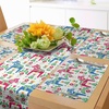 image:imageAmbesonne Horses Table Runner amp Placemats Classic Swedish Dalecarlian Coral Azure Blue Animals and Green Floral Arrangement Set for Dining Table Decor Placemat 4 pcs  Runner 16x72 Blue BurgundyBlue Burgundy