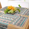 image:imageAmbesonne Horses Table Runner amp Placemats Classic Swedish Dalecarlian Coral Azure Blue Animals and Green Floral Arrangement Set for Dining Table Decor Placemat 4 pcs  Runner 16x72 Blue BurgundyPeach Cream