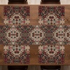 image:imageAmbesonne Horses Table Runner amp Placemats Classic Swedish Dalecarlian Coral Azure Blue Animals and Green Floral Arrangement Set for Dining Table Decor Placemat 4 pcs  Runner 16x72 Blue BurgundyRuby Laurel Green and Camel