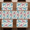 image:imageAmbesonne Horses Table Runner amp Placemats Classic Swedish Dalecarlian Coral Azure Blue Animals and Green Floral Arrangement Set for Dining Table Decor Placemat 4 pcs  Runner 16x72 Blue BurgundyBlue Burgundy