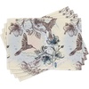 image:imageAmbesonne Horses Table Runner amp Placemats Classic Swedish Dalecarlian Coral Azure Blue Animals and Green Floral Arrangement Set for Dining Table Decor Placemat 4 pcs  Runner 16x72 Blue BurgundyTeal Brown
