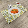 image:imageAmbesonne Nature Place Mats Set of 4 Exotic Lemon Tree Branches Yummy Delicious Kitchen Gardening Design Washable Fabric Placemats for Dining Table Standard Size Fern Green