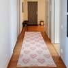 image:imageAmbesonne Pearls Decorative Rug Dotted Heart Pattern Love Themed Illustration Valentines Day Adornment Quality Carpet for Bedroom Dorm and Living Room 2 5 X 7 5 Blush Cream RedBlush Cream Red