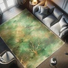 image:imageAmbesonne Pearls Decorative Rug Dotted Heart Pattern Love Themed Illustration Valentines Day Adornment Quality Carpet for Bedroom Dorm and Living Room 2 5 X 7 5 Blush Cream RedJade Green Pale Coffee