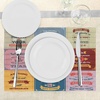image:imageAmbesonne Saying Place Mats Set of 4 Words Pattern Success with Positive Attitude Themed Art Print Washable Fabric Placemats for Dining Table Standard Size Yellow Pink