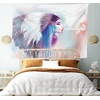 image:imageAmbesonne Tribal Tapestry Girl Smoking Traditional Clothes Abstract Watercolor Background Illustration Wide Wall Hanging for Bedroom Living Room Dorm 60 X 40 Multicolor Purple