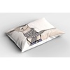 image:imageAmbesonne Valentine Pillow Sham Framework with Romantic Roses with Leaves Bridal Wedding Marriage Corsage Decorative Standard Size Printed Pillowcase 26 X 20 Pink CoralIvory Charcoal