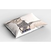 image:imageAmbesonne Valentine Pillow Sham Framework with Romantic Roses with Leaves Bridal Wedding Marriage Corsage Decorative Standard Size Printed Pillowcase 26 X 20 Pink CoralIvory Charcoal