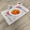 image:imageAmbesonne Valentines Day Place Mats Set of 4 Happy Valentine Day Words Love Romance Theme Abstract Image with Heart Washable Fabric Placemats for Dining Room Kitchen Table Decor Multicolor