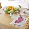 image:imageAmbesonne Valentines Day Place Mats Set of 4 Happy Valentine Day Words Love Romance Theme Abstract Image with Heart Washable Fabric Placemats for Dining Room Kitchen Table Decor Multicolor