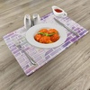 image:imageAmbesonne Wall Place Mats Set of 4 Vector Illustration of Graffiti Brick Wall Pattern Design Street Artwork Washable Fabric Placemats for Dining Room Kitchen Table Decor Violet Lavender