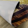 image:imageAmbesonne Wine Place Mats Set of 4 Scenic Tuscany Landscape with Cask Couple of Glasses and Ripe Grapes Growth Washable Fabric Placemats for Dining Table Standard Size Black Brown