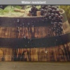 image:imageAmbesonne Wine Place Mats Set of 4 Scenic Tuscany Landscape with Cask Couple of Glasses and Ripe Grapes Growth Washable Fabric Placemats for Dining Table Standard Size Black Brown
