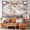 image:imageAmbesonne World Map Tapestry Antique Map with Farmers Field Sun Birds Clouds Fantasy Sky in Old Painting Style Wide Wall Hanging for Bedroom Living Room Dorm 80 X 60 Pastel Purple