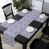 image:imageAmbesonne Horses Table Runner amp Placemats Classic Swedish Dalecarlian Coral Azure Blue Animals and Green Floral Arrangement Set for Dining Table Decor Placemat 4 pcs  Runner 16x72 Blue BurgundyViolet Blue