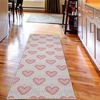 image:imageAmbesonne Pearls Decorative Rug Dotted Heart Pattern Love Themed Illustration Valentines Day Adornment Quality Carpet for Bedroom Dorm and Living Room 2 5 X 7 5 Blush Cream RedBlush Cream Red