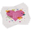 image:imageAmbesonne Valentines Day Place Mats Set of 4 Happy Valentine Day Words Love Romance Theme Abstract Image with Heart Washable Fabric Placemats for Dining Room Kitchen Table Decor Multicolor
