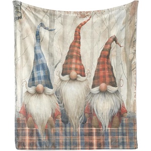 image:imageAmbesonne Christmas Throw Blanket Xmas Ornate Arrange with Pinecones Berries and Flowers Vintage Print Flannel Fleece Accent Piece Soft Couch Cover for Adults 50 x 70 Coral Brown and CoconutBlue Brown Burnt Sienna