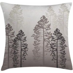 image:imageAmbesonne Flower Throw Pillow Cushion Cover Retro Romantic Rose Petal with Rain Water Drops Valentines Love Picture Decorative Square Accent Pillow Case 18 X 18 White and BlackPale Mauve Taupe
