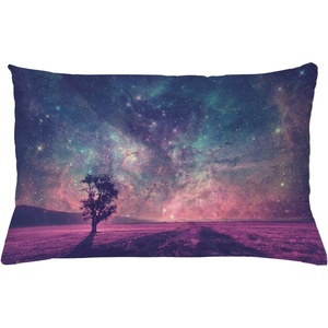 image:imageAmbesonne Flower Throw Pillow Cushion Cover Retro Romantic Rose Petal with Rain Water Drops Valentines Love Picture Decorative Square Accent Pillow Case 18 X 18 White and BlackBlue Purple