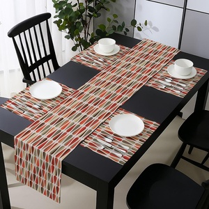 image:imageAmbesonne Horses Table Runner amp Placemats Classic Swedish Dalecarlian Coral Azure Blue Animals and Green Floral Arrangement Set for Dining Table Decor Placemat 4 pcs  Runner 16x72 Blue BurgundyOrange Cream