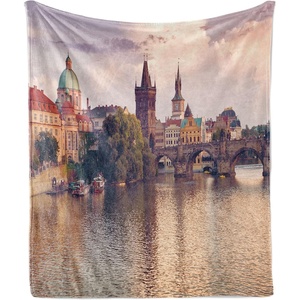 image:imageAmbesonne Mermaid Soft Flannel Fleece Throw Blanket Digital Render of Mermaid Turtle Fantasy World in Ocean Under The Sea Art Cozy Plush for Indoor and Outdoor Use 70 x 90 Pastel GreenSalmon Brown