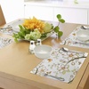 image:imageAmbesonne Autumn Place Mats Set of 4 Fauna in Fall Season Color Palette Flowers and Butterflies Warm Image Washable Fabric Placemats for Dining Room Kitchen Table Decor Orange Pale Green Black
