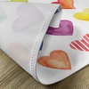 image:imageAmbesonne Grunge Place Mats Set of 4 Rainbow Color Heart Shapes Valentines Day Design Romantic His and Hers Theme Washable Fabric Placemats for Dining Table Standard Size Red Multicolor