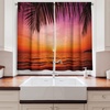 image:imageAmbesonne Live Laugh Love Kitchen Curtains Valentines Day Theme Typographic Banner Heart Shaped Cookies Tea Cup Window Drapes 2 Panel Set for Kitchen Cafe Decor 55 x 39 Peach White Dark PinkPink Orange