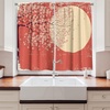 image:imageAmbesonne Live Laugh Love Kitchen Curtains Valentines Day Theme Typographic Banner Heart Shaped Cookies Tea Cup Window Drapes 2 Panel Set for Kitchen Cafe Decor 55 x 39 Peach White Dark PinkYellow Coral