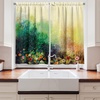 image:imageAmbesonne Live Laugh Love Kitchen Curtains Valentines Day Theme Typographic Banner Heart Shaped Cookies Tea Cup Window Drapes 2 Panel Set for Kitchen Cafe Decor 55 x 39 Peach White Dark PinkMustard Green