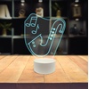 image:imageAmbesonne Marine Led Table Lamp Night Light Lighthouse for Sailors Navigate Road 3D Optical Illusion Acrylic Flat Touch Switch USB amp Battery Powered Gifts for Birthday Valentines Day AnniversarySaxophone Playing Melody Instruments Art