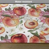 image:imageAmbesonne Peach Place Mats Set of 4 Exotic Lively Summer Yard Theme with Ripe Juicy Fruits Flowers Botany and Gardening Washable Fabric Placemats for Dining Room Kitchen Table Decor Pink Orange