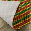 image:imageAmbesonne Rasta Place Mats Set of 4 Geometrical Zig Zag Triangle Inspired Shapes in Flag Colors Art Print Washable Fabric Placemats for Dining Room Kitchen Table Decor Marigold Orange and Green