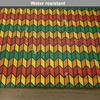 image:imageAmbesonne Rasta Place Mats Set of 4 Geometrical Zig Zag Triangle Inspired Shapes in Flag Colors Art Print Washable Fabric Placemats for Dining Room Kitchen Table Decor Marigold Orange and Green