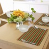 image:imageAmbesonne Rasta Place Mats Set of 4 Geometrical Zig Zag Triangle Inspired Shapes in Flag Colors Art Print Washable Fabric Placemats for Dining Room Kitchen Table Decor Marigold Orange and Green