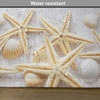 image:imageAmbesonne Seashells Place Mats Set of 4 Sea Shells on Timber Pattern Tropical Honeymoon Getaways Classic Marine Theme Washable Fabric Placemats for Dining Room Kitchen Table Decor Pearl Ivory