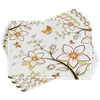image:imageAmbesonne Autumn Place Mats Set of 4 Fauna in Fall Season Color Palette Flowers and Butterflies Warm Image Washable Fabric Placemats for Dining Room Kitchen Table Decor Orange Pale Green Black