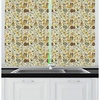 image:imageAmbesonne Live Laugh Love Kitchen Curtains Valentines Day Theme Typographic Banner Heart Shaped Cookies Tea Cup Window Drapes 2 Panel Set for Kitchen Cafe Decor 55 x 39 Peach White Dark PinkMulticolor Green Fawn