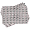 image:imageAmbesonne Mid Century Place Mats Set of 4 Scientific Inspirations in Fifties Art Design Atomic with Abstract Shapes Washable Fabric Placemats for Dining Room Kitchen Table Decor Grey Black Red