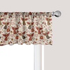image:imageAmbesonne Romantic Window Valance Medieval Marry Love Themed Pattern Valentines Date Dove Marriage Curtain Valance for Kitchen Bedroom Decor with Rod Pocket 54 X 18 Eggshell Caramel and Ruby